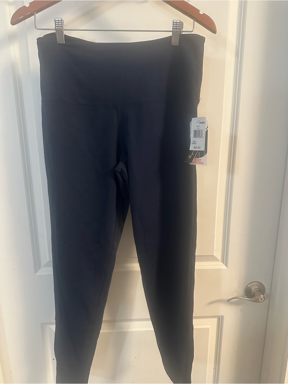 High-Waist navy Leggings